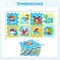 8-Piece Interlocking Baby Play Mat for Learning Animals and Numbers